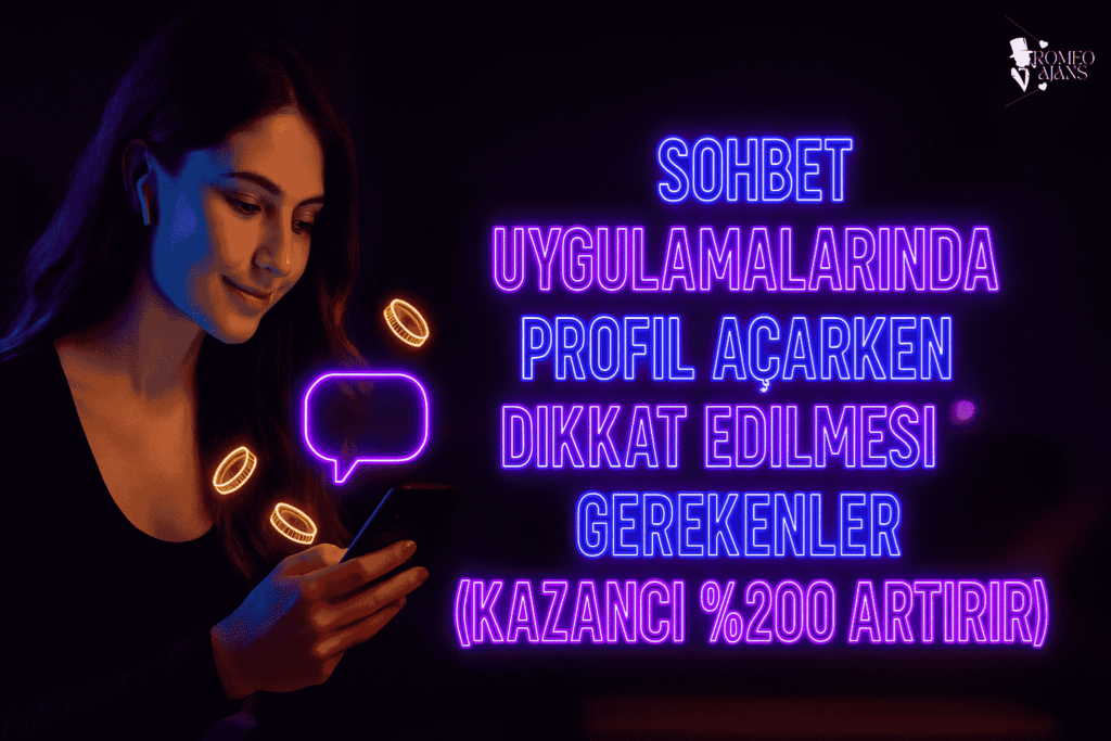 sohbet uygulamalarında profil açarken dikkat edilmesi gerekenler