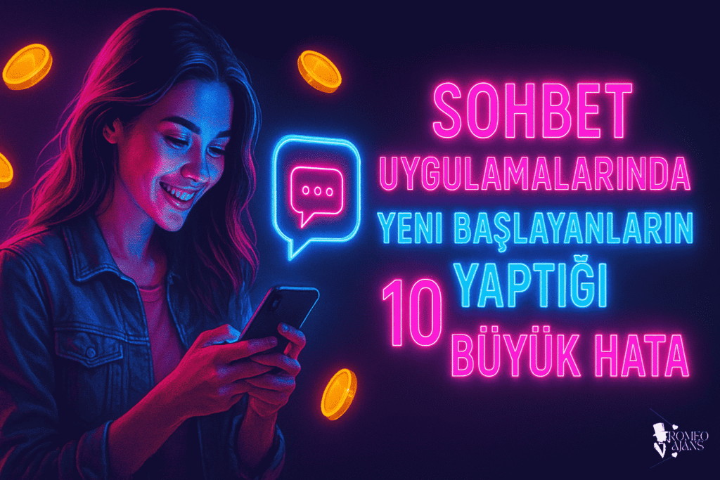 sohbet uygulamalarında yeni başlayanların yaptığı hatalar
