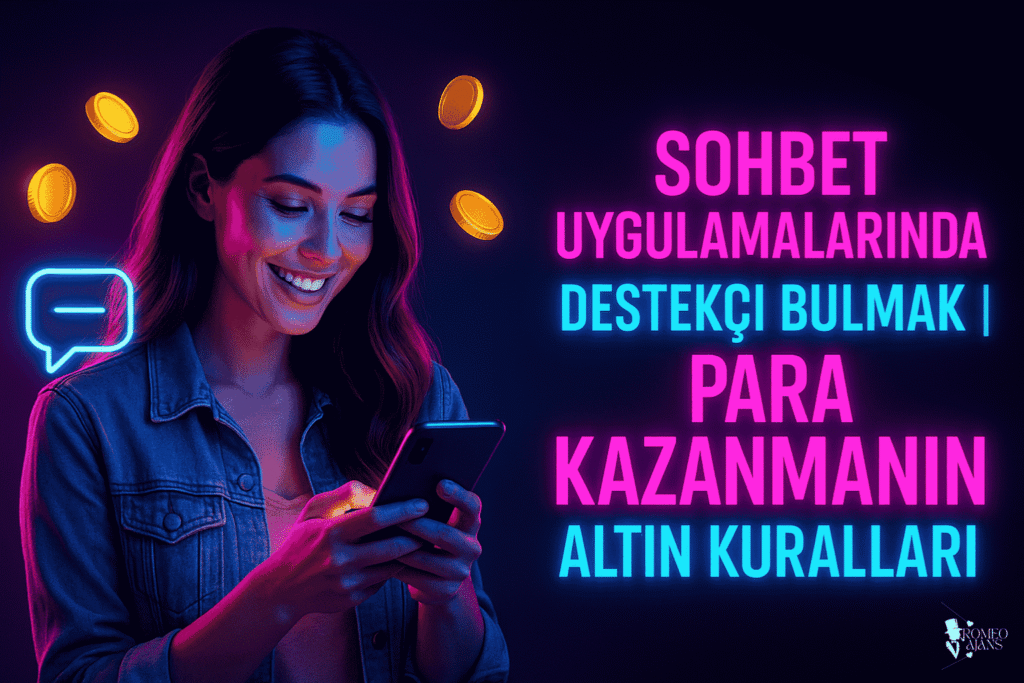 sohbet uygulamalarında destekçi bulmak