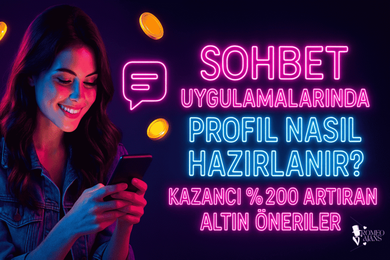 Sohbet Uygulamalarında Profil Nasıl Hazırlanır? Kazancı %200 Artıran Altın Öneriler (2025)