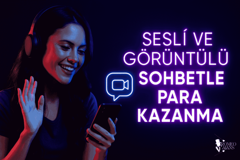 Sesli ve Görüntülü Sohbetle Para Kazanma: Dakika Başı En Yüksek Ödeyen Uygulamalar (2026)